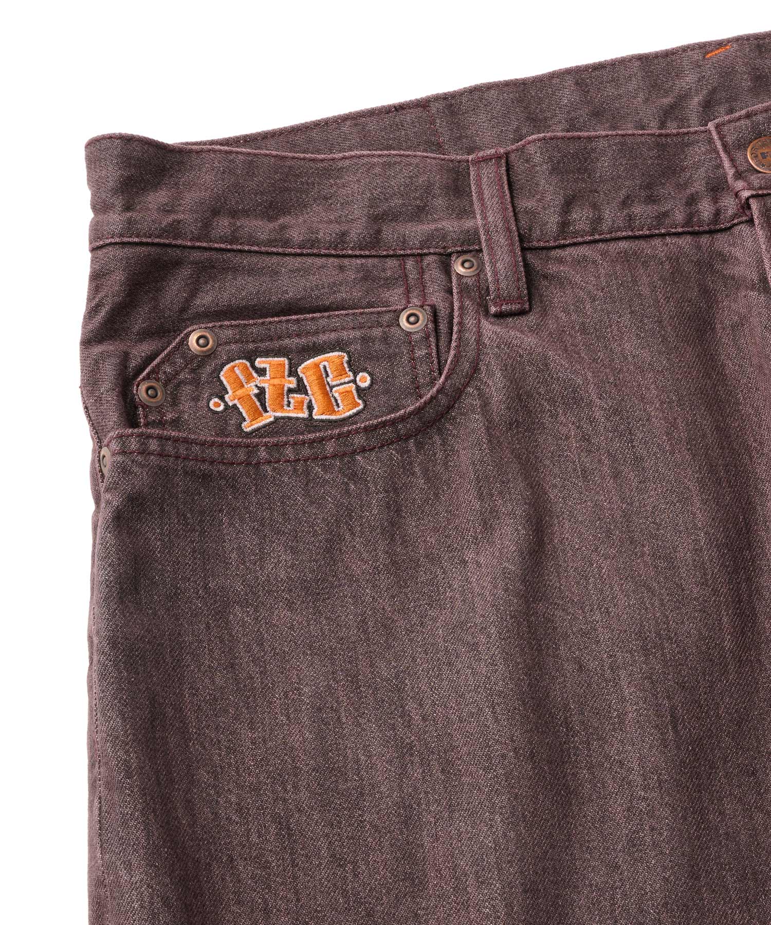 FTC OVERDYED EMB JEAN (BAGGY FIT) - Image 24