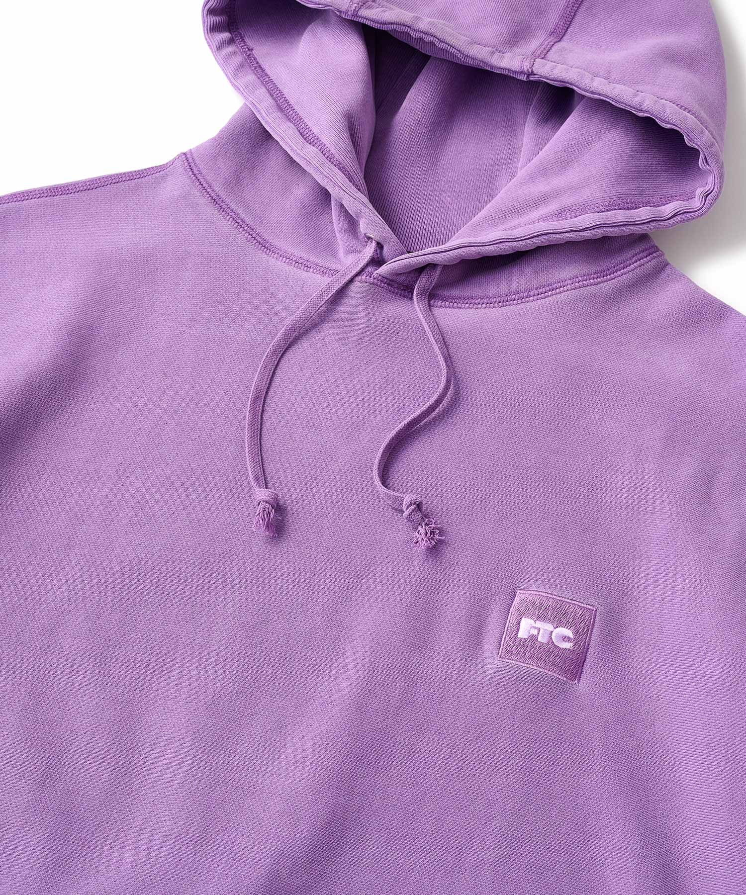 FTC PIGMENT DYED BOX LOGO PULLOVER HOODED SWEATSHIRT - Image 14