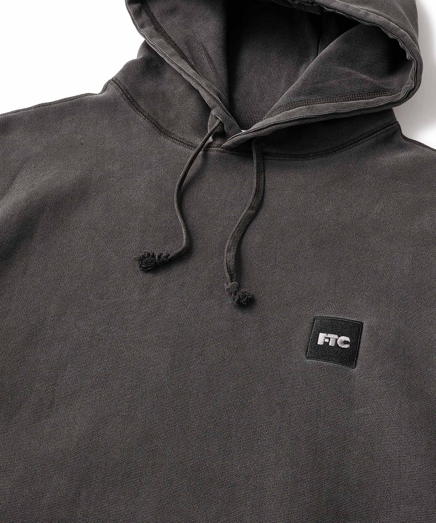FTC PIGMENT DYED BOX LOGO PULLOVER HOODED SWEATSHIRT - Image 6