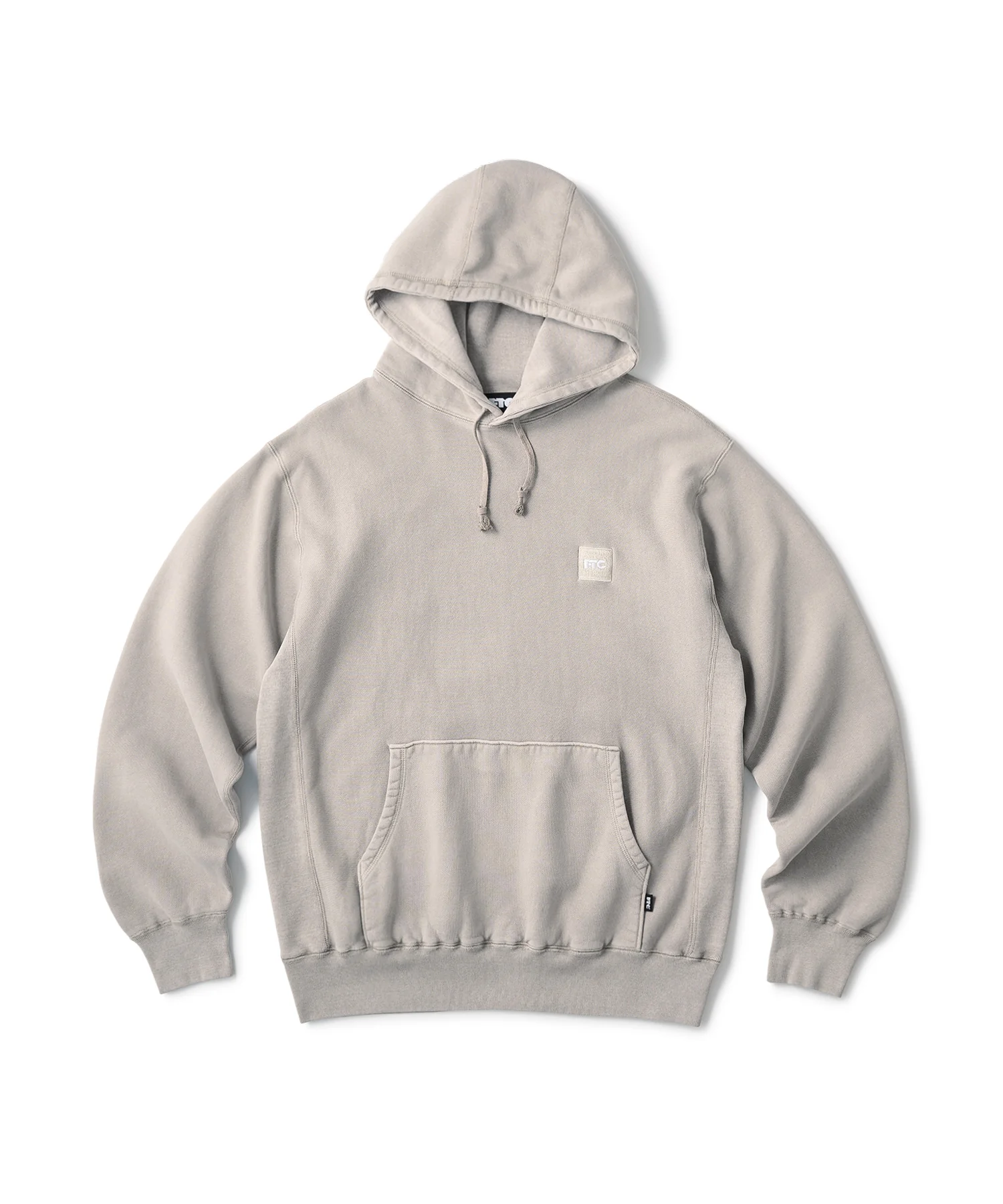 FTC PIGMENT DYED BOX LOGO PULLOVER HOODED SWEATSHIRT - Image 9