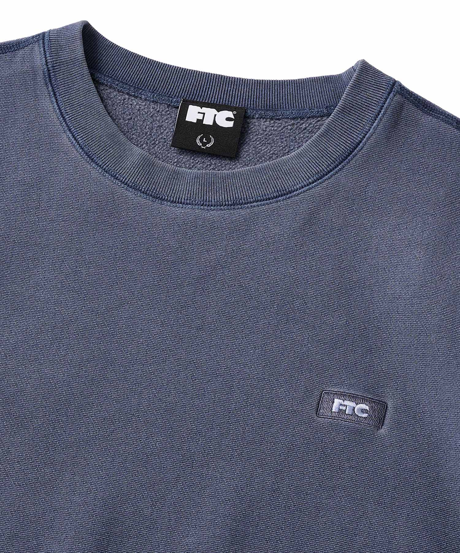 FTC PIGMENT DYED BOX SMALL BOX LOGO CREWNECK SWEATSHIRT - Image 8