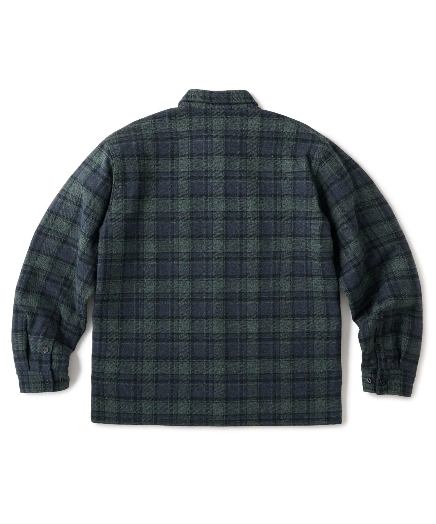 FTC QUILTED LINED PLAID NEL SHIRT - Image 10