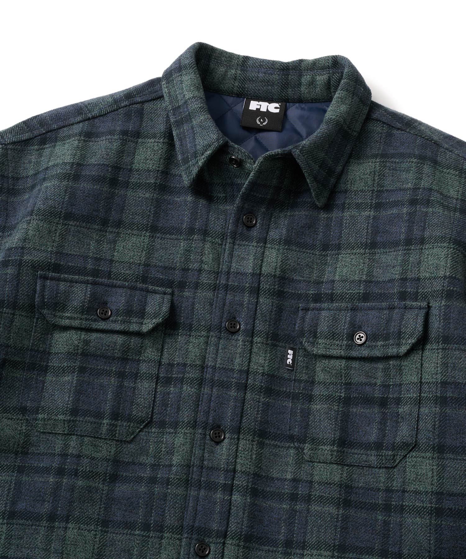 FTC QUILTED LINED PLAID NEL SHIRT - Image 12