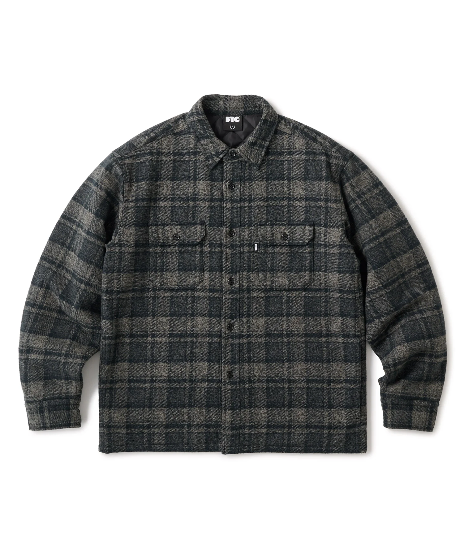 FTC QUILTED LINED PLAID NEL SHIRT - Image 5