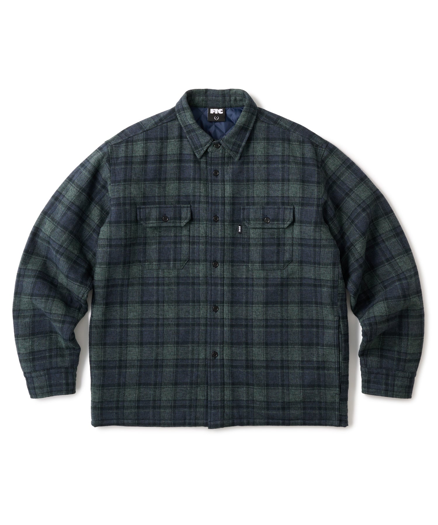 FTC QUILTED LINED PLAID NEL SHIRT - Image 9