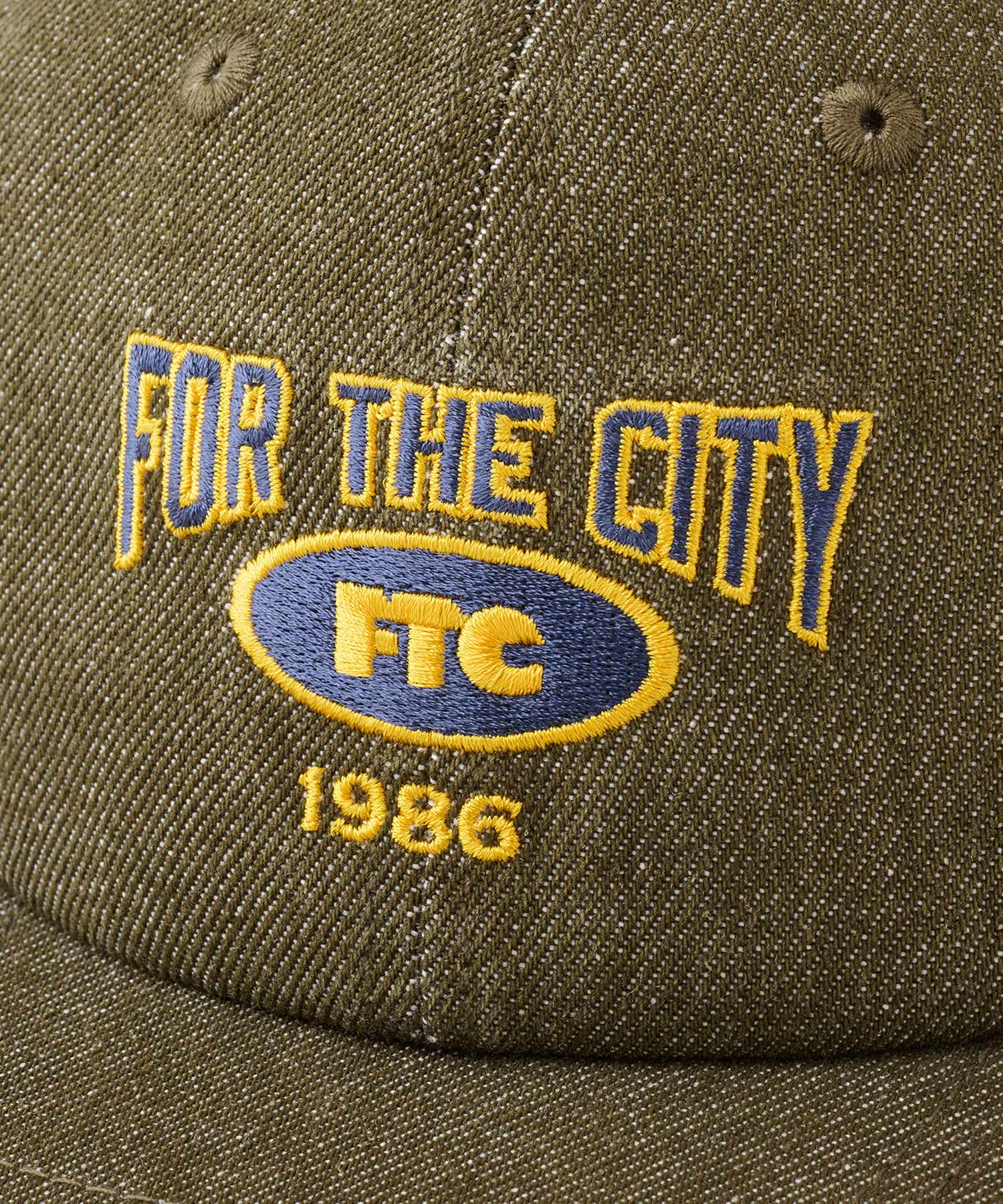 FTC WASHED DENIM OVAL 6 PANEL - Image 3