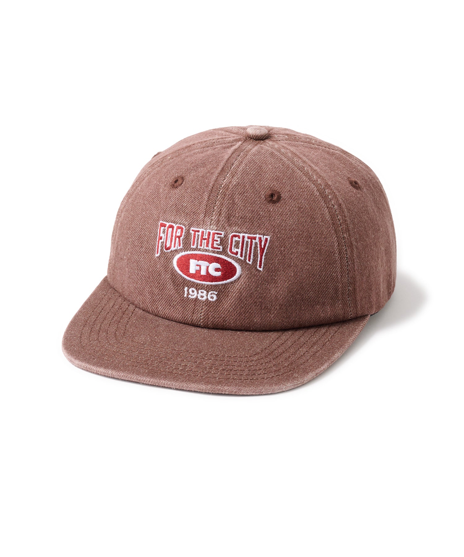 FTC WASHED DENIM OVAL 6 PANEL - Image 4