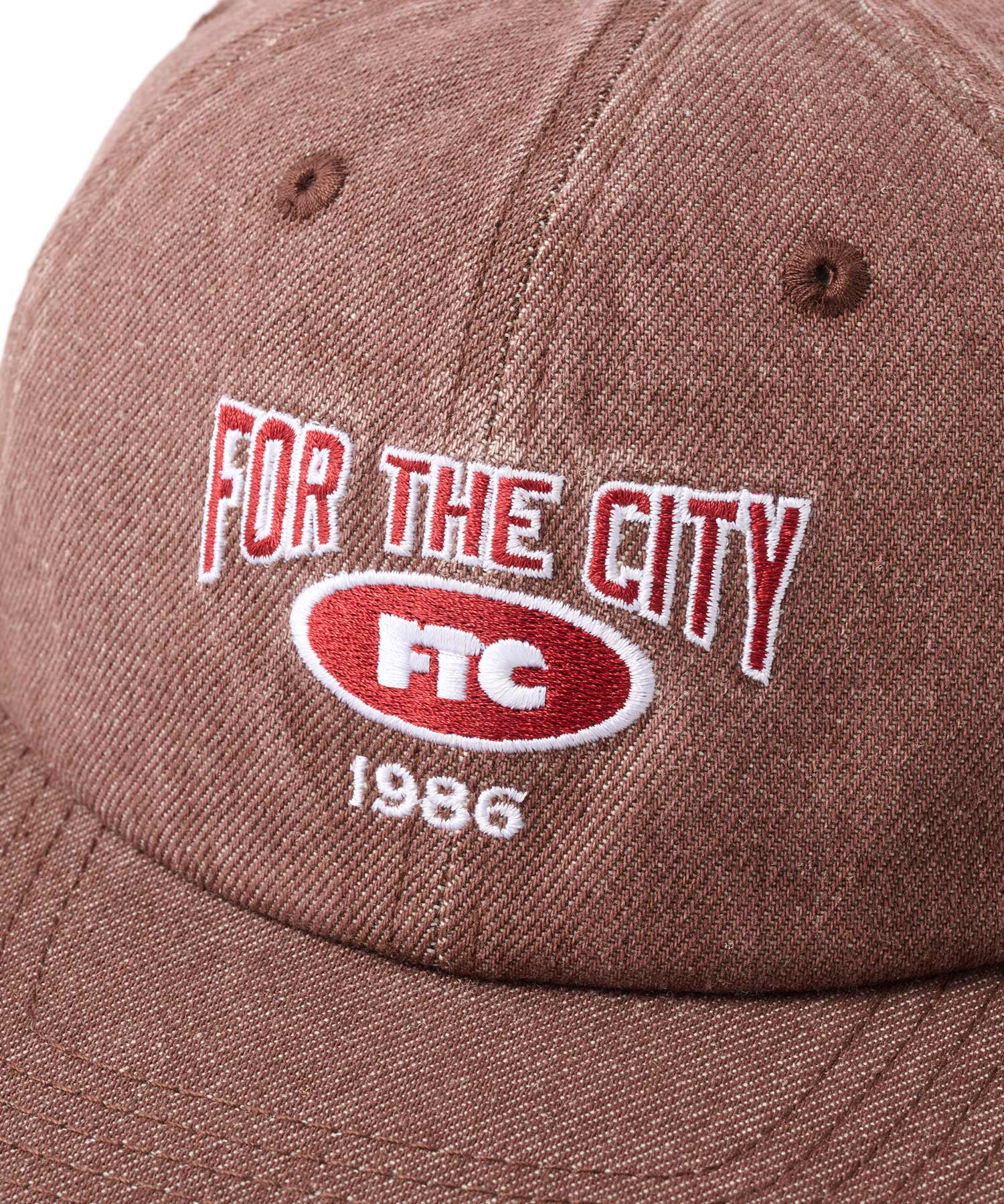 FTC WASHED DENIM OVAL 6 PANEL - Image 5