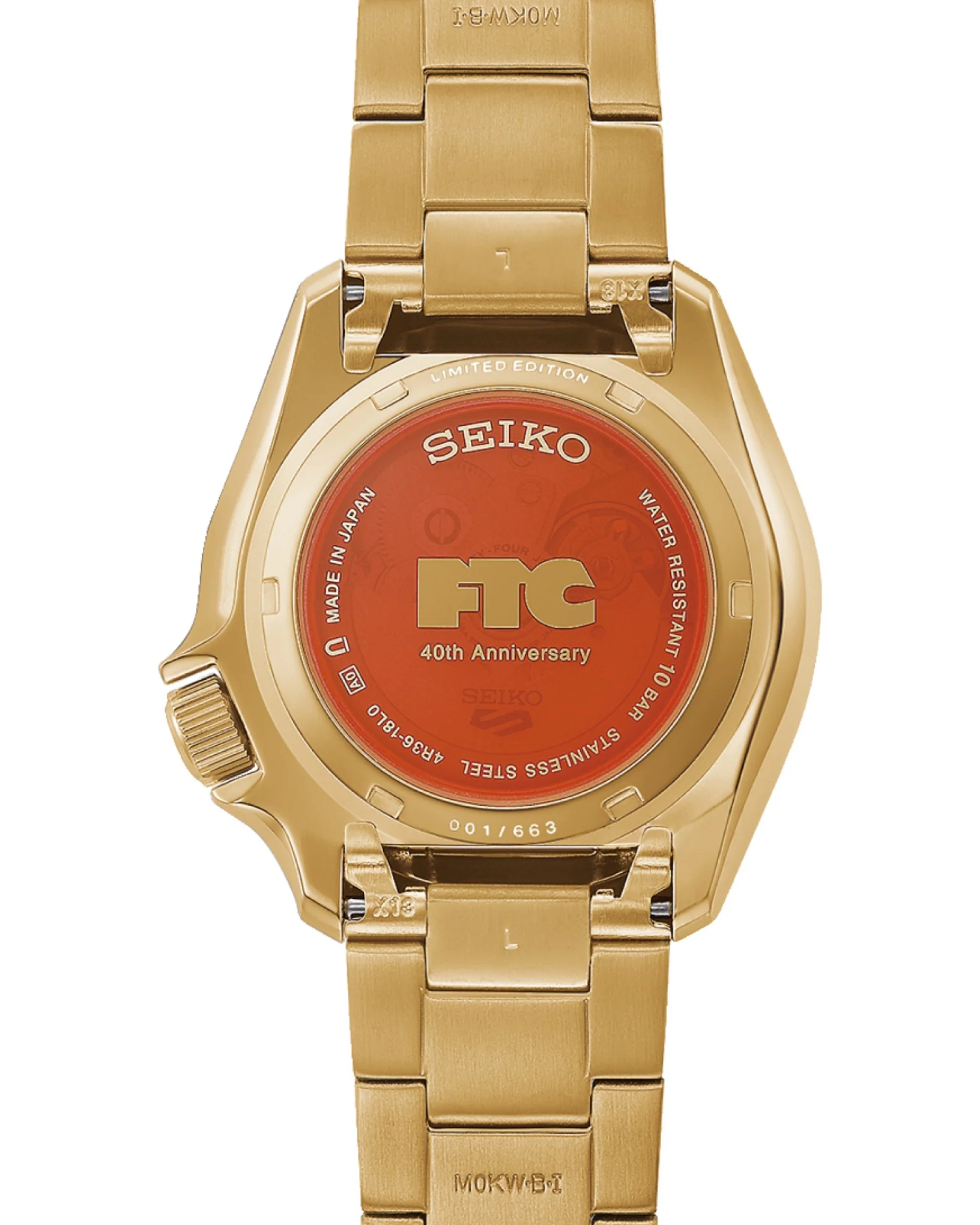 SEIKO X FTC 5 SPORT SKX SERIES WATCH (ORANGE) - Image 2