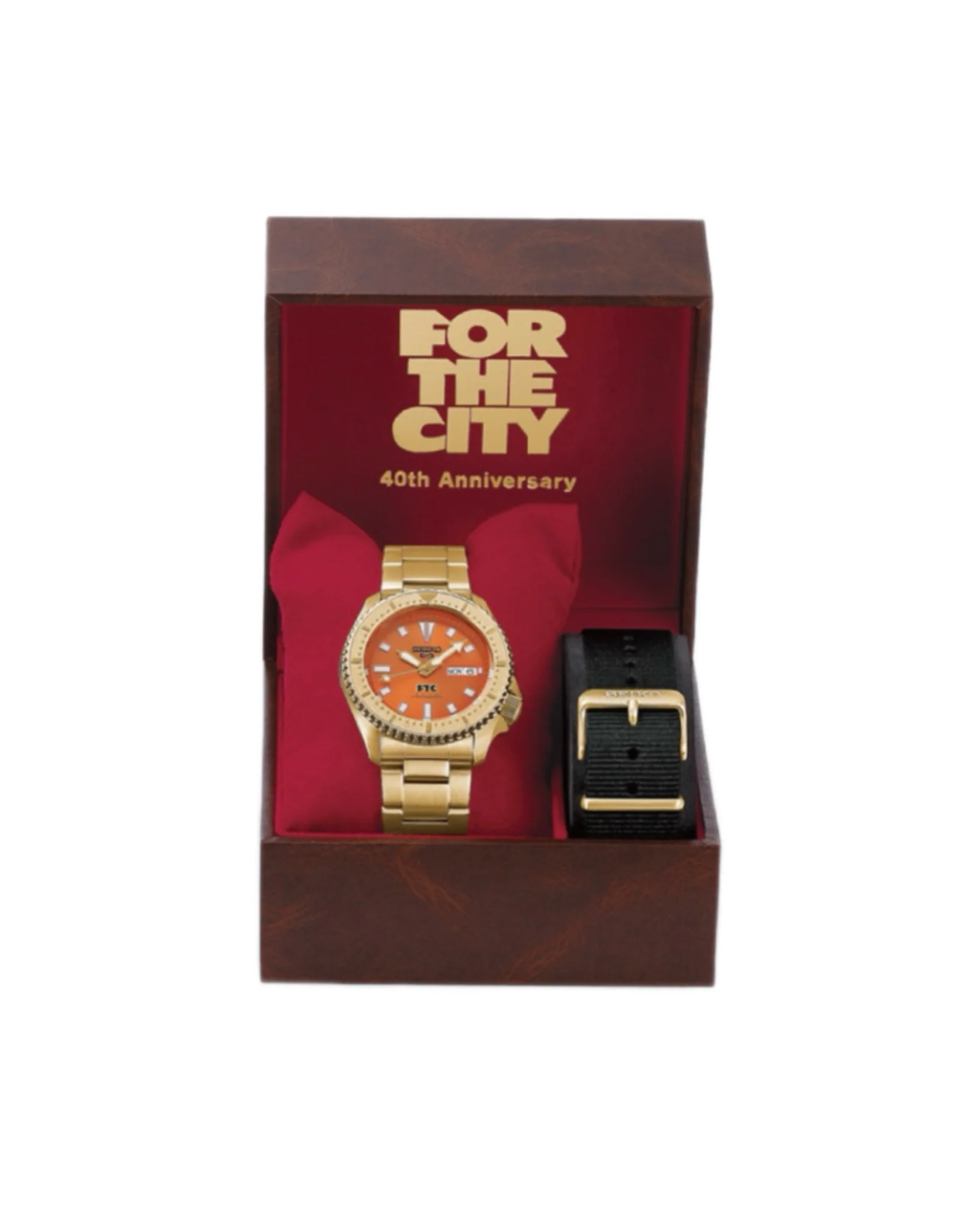 SEIKO X FTC 5 SPORT SKX SERIES WATCH (ORANGE) - Image 3